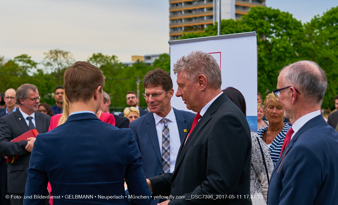 11. Mai 2017 - Grundsteinlegung für die LOGE und dem Kulturquadrat in Neuperlach